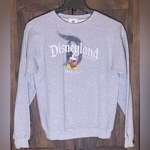 Disney Gray Disneyland Resort Mickey Mouse Sweatshirt